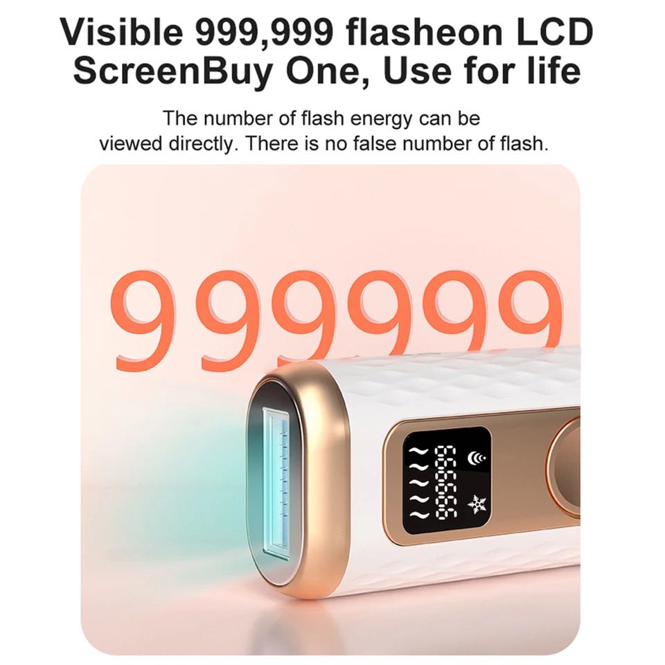 2022 999999 Flashes IPL Laser Epilator for Women Home Use Devices Hair Removal Painless electric Epilator bikini dropshipping