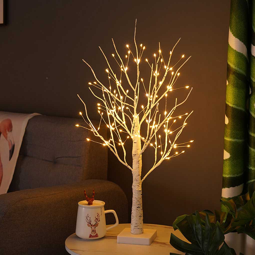 24/144 Leds Birch Tree Light Glowing Branch Light Night LED Light Suitable for Home Bedroom Wedding Party Christmas Decoration